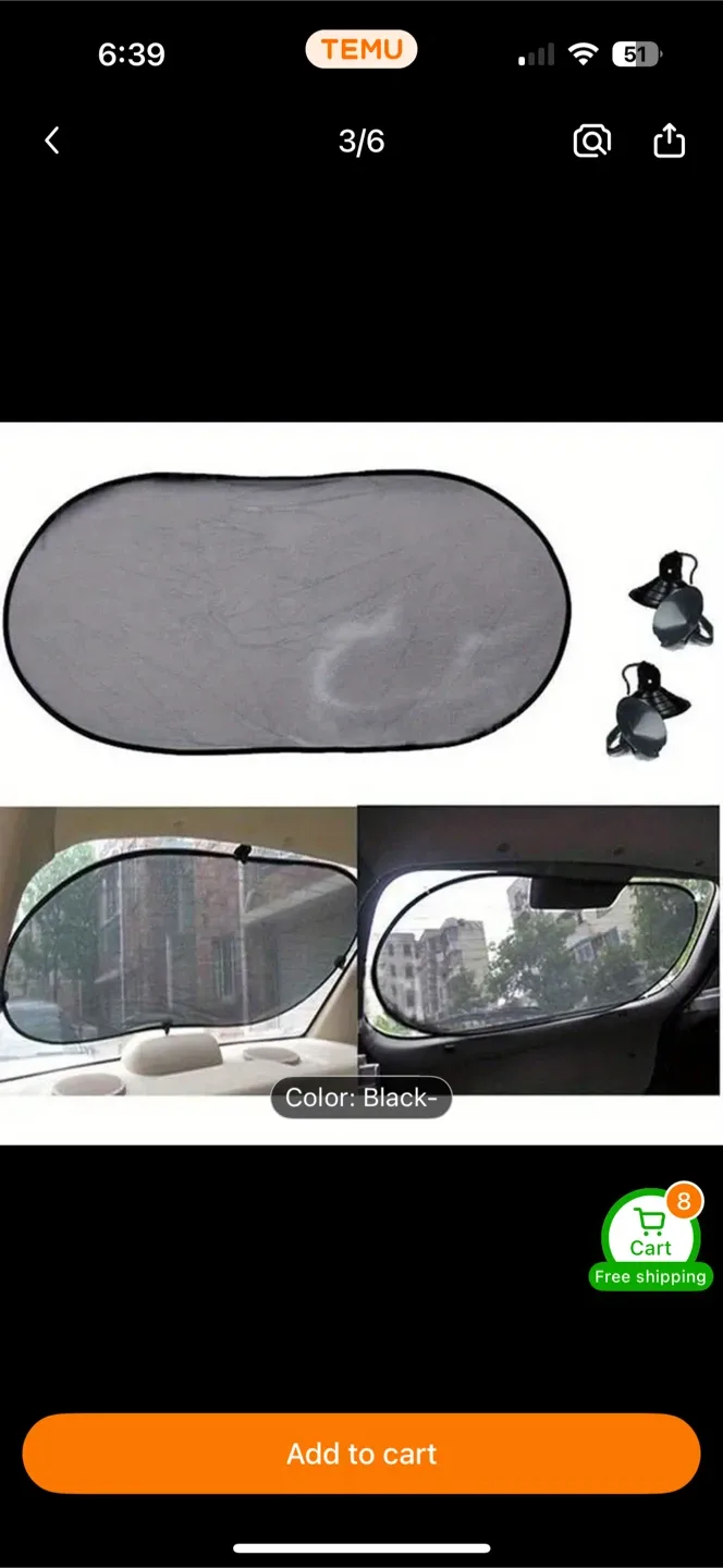 Auto Rear Sun Shade UV Protection image indicator(2)