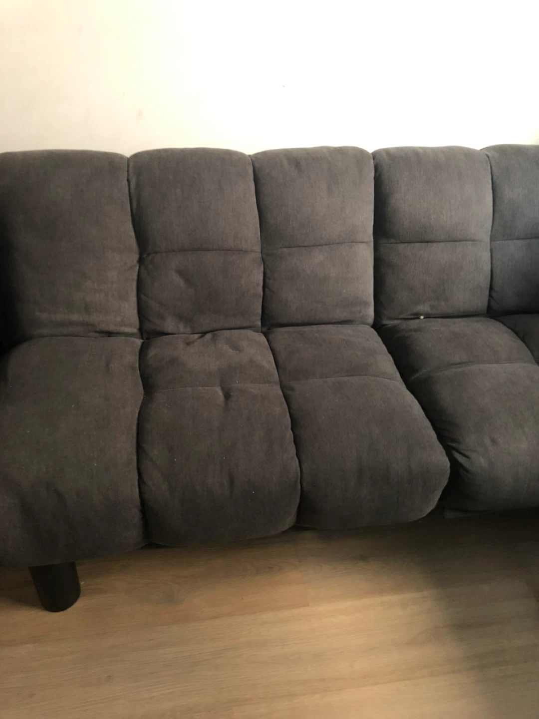 Grey Futon Couch - photo 2