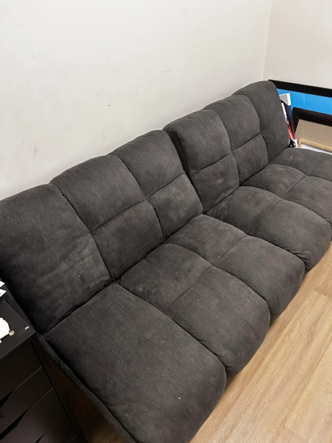 Grey Futon Couch - photo 4