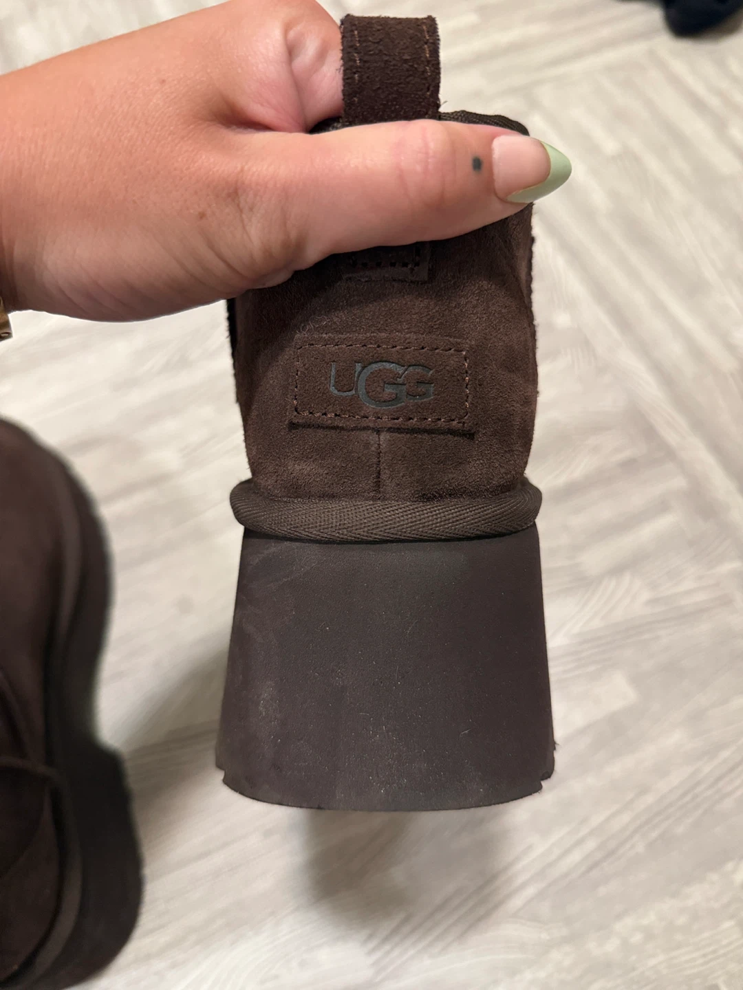 UGG Brown Suede Boots BRAND NEW size 10 - photo 2