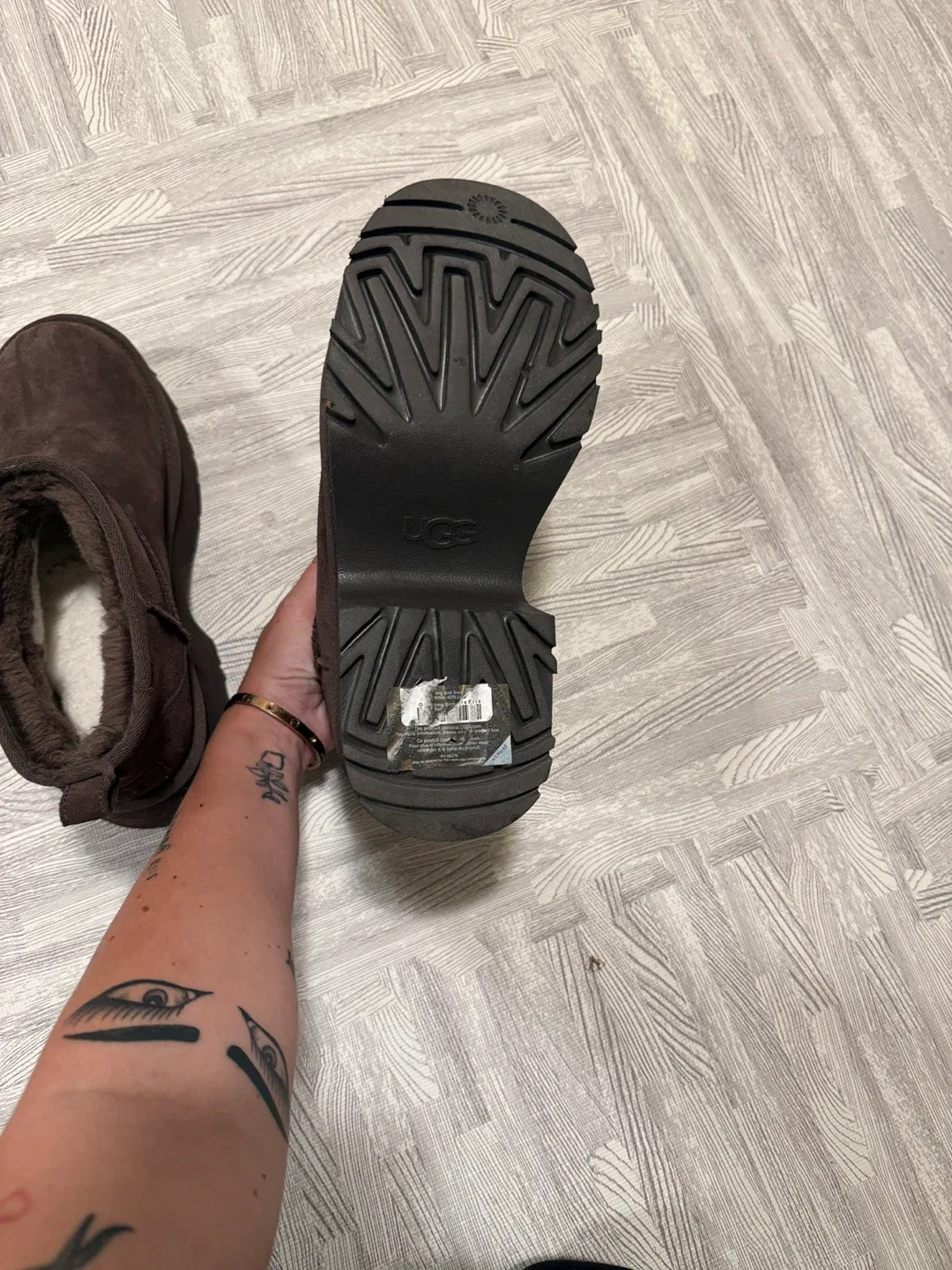 UGG Brown Suede Boots BRAND NEW size 10 image indicator(3)