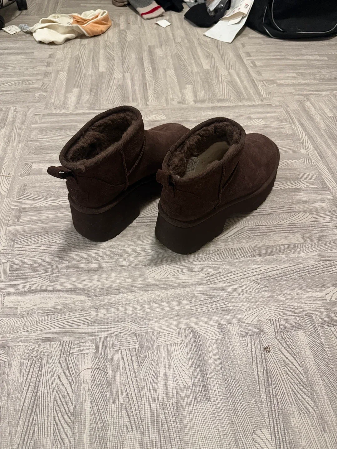 UGG Brown Suede Boots BRAND NEW size 10 thumbnail