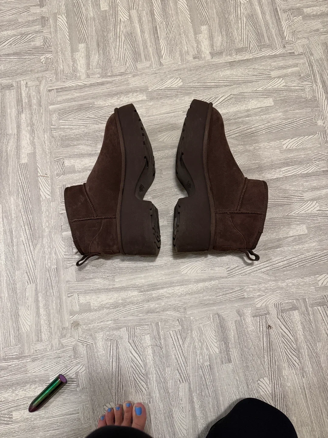 UGG Brown Suede Boots BRAND NEW size 10 image indicator(5)