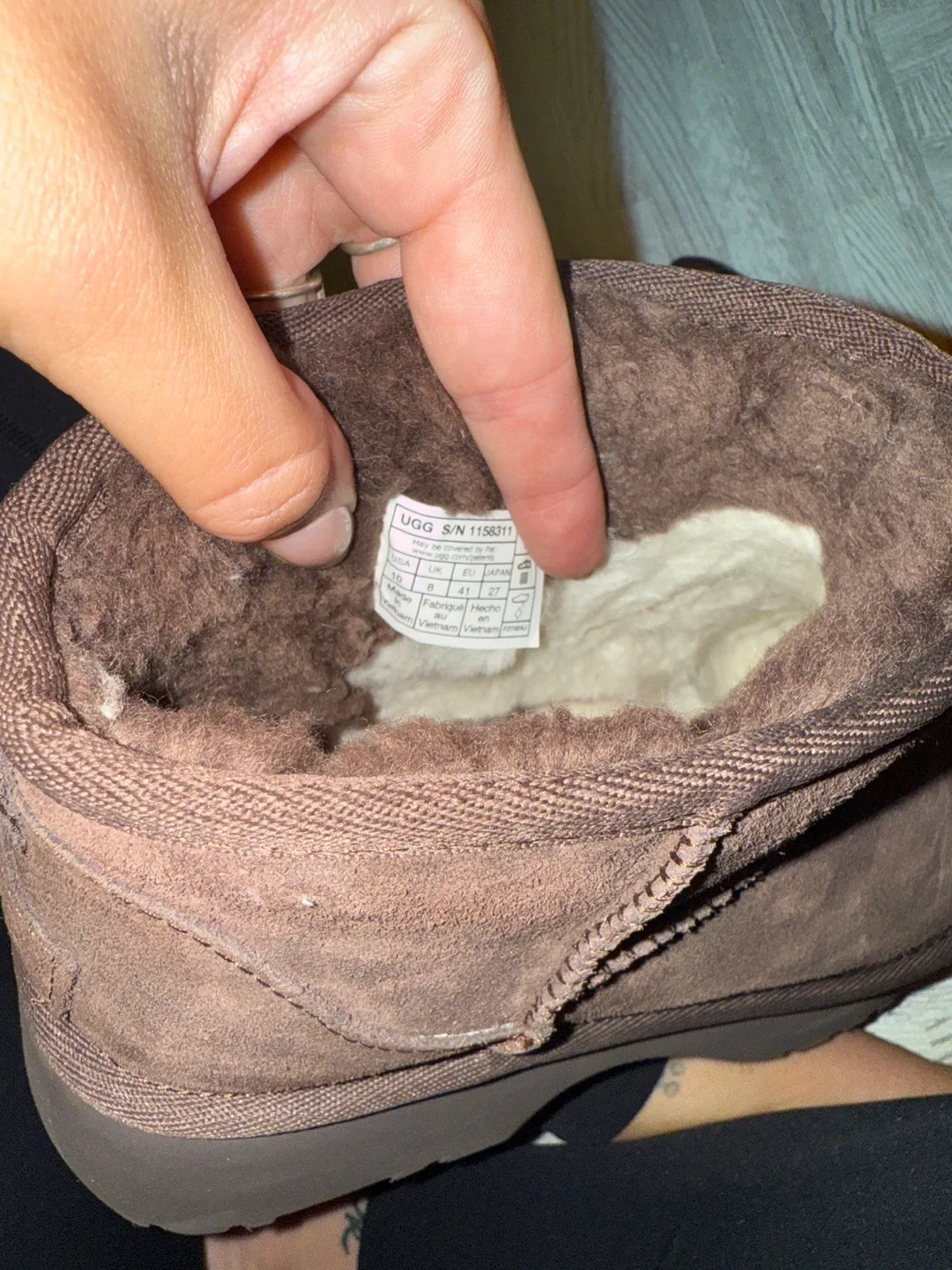 UGG Brown Suede Boots BRAND NEW size 10 image indicator(6)