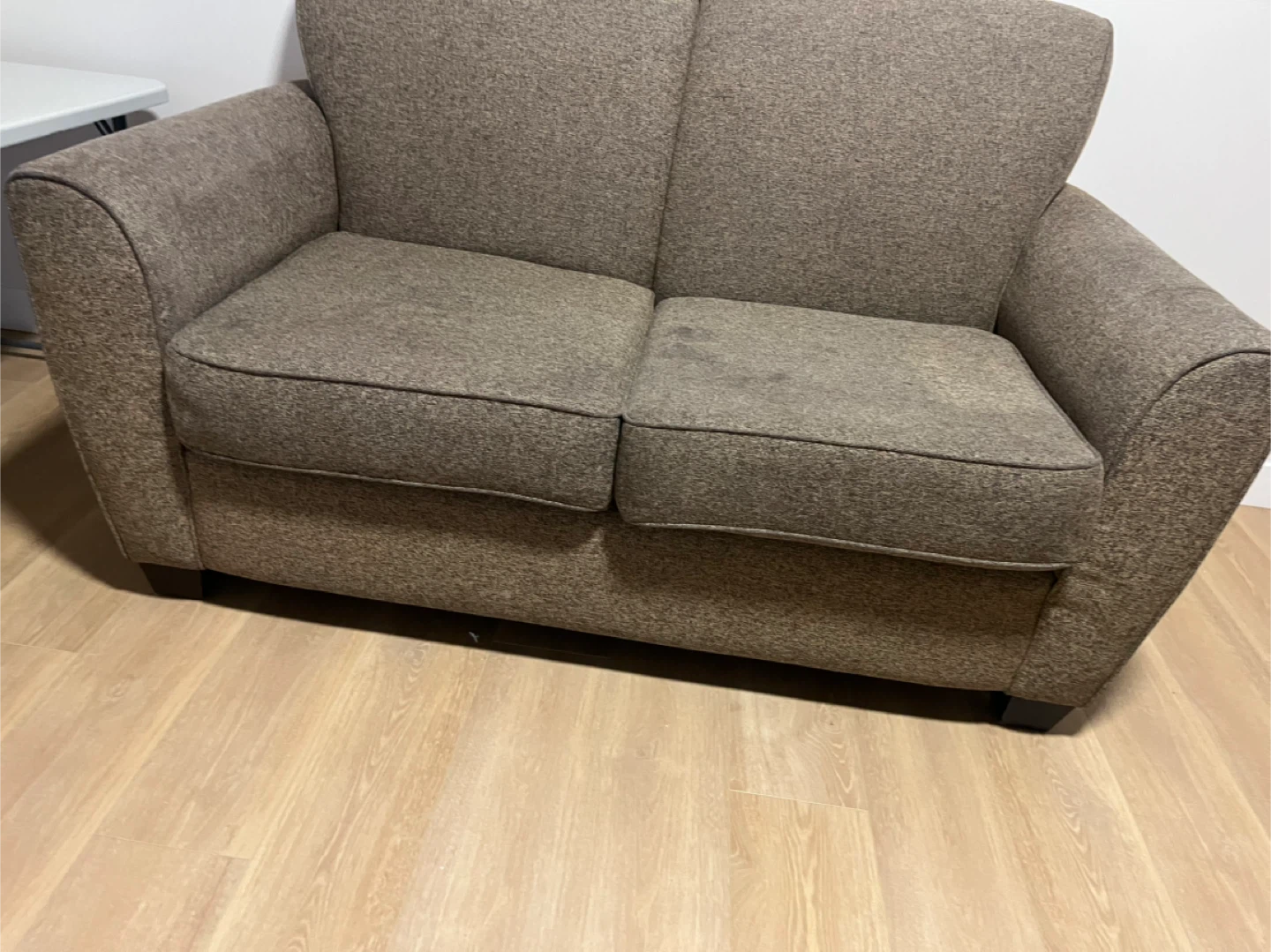 Brown Loveseat Sofa - photo 2