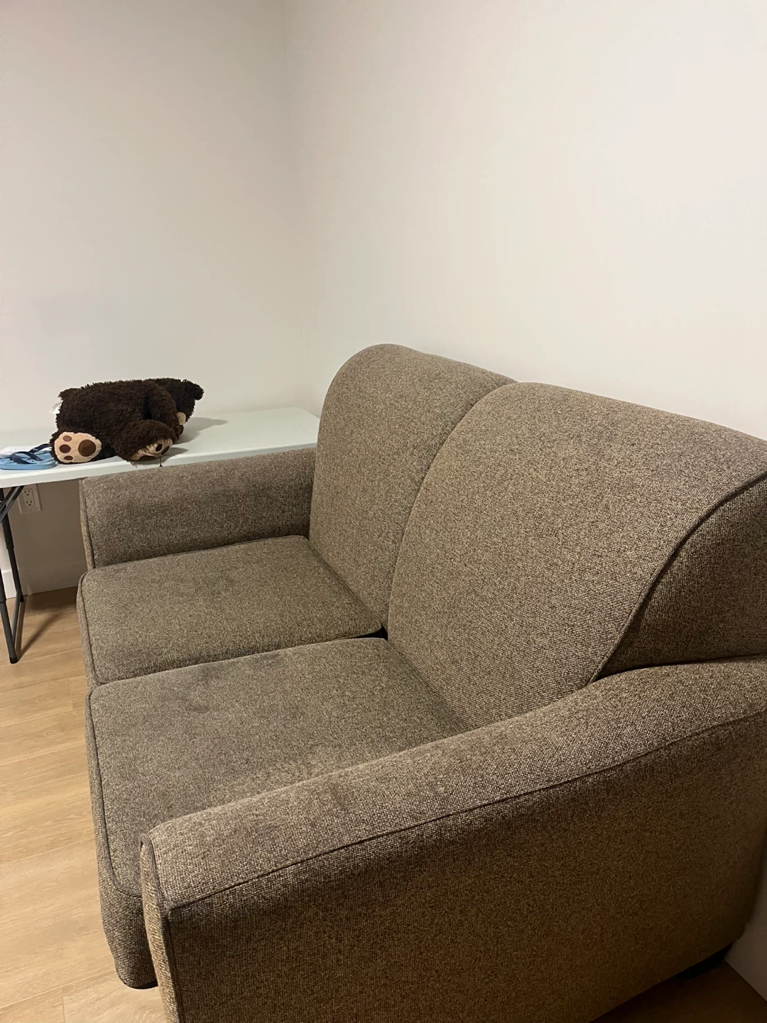 Brown Loveseat Sofa