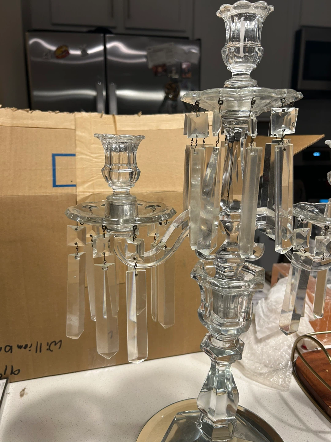Crystal Candelabra - Elegant Home Decor 2 pcs - photo 2