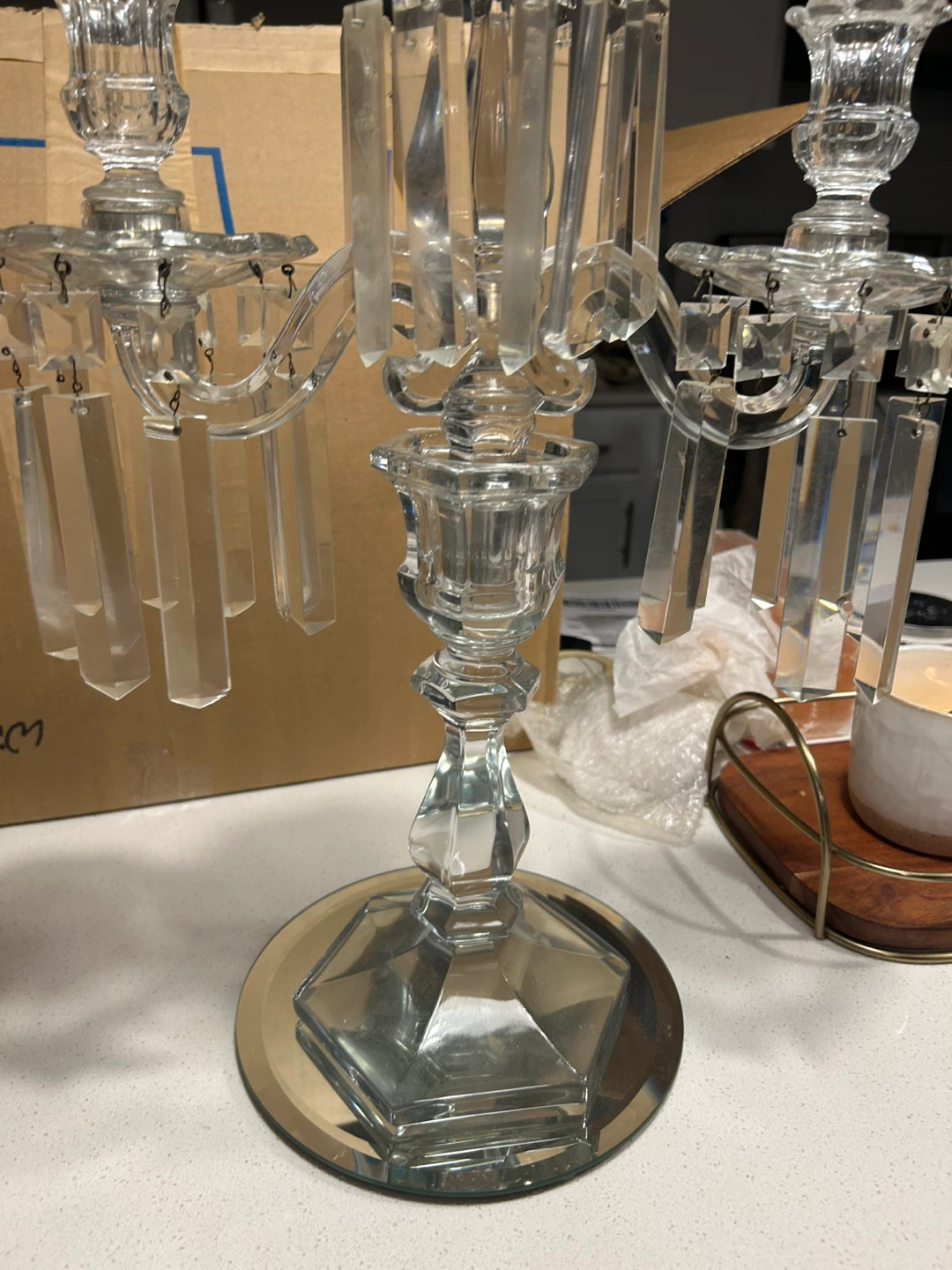 Crystal Candelabra - Elegant Home Decor 2 pcs - photo 4
