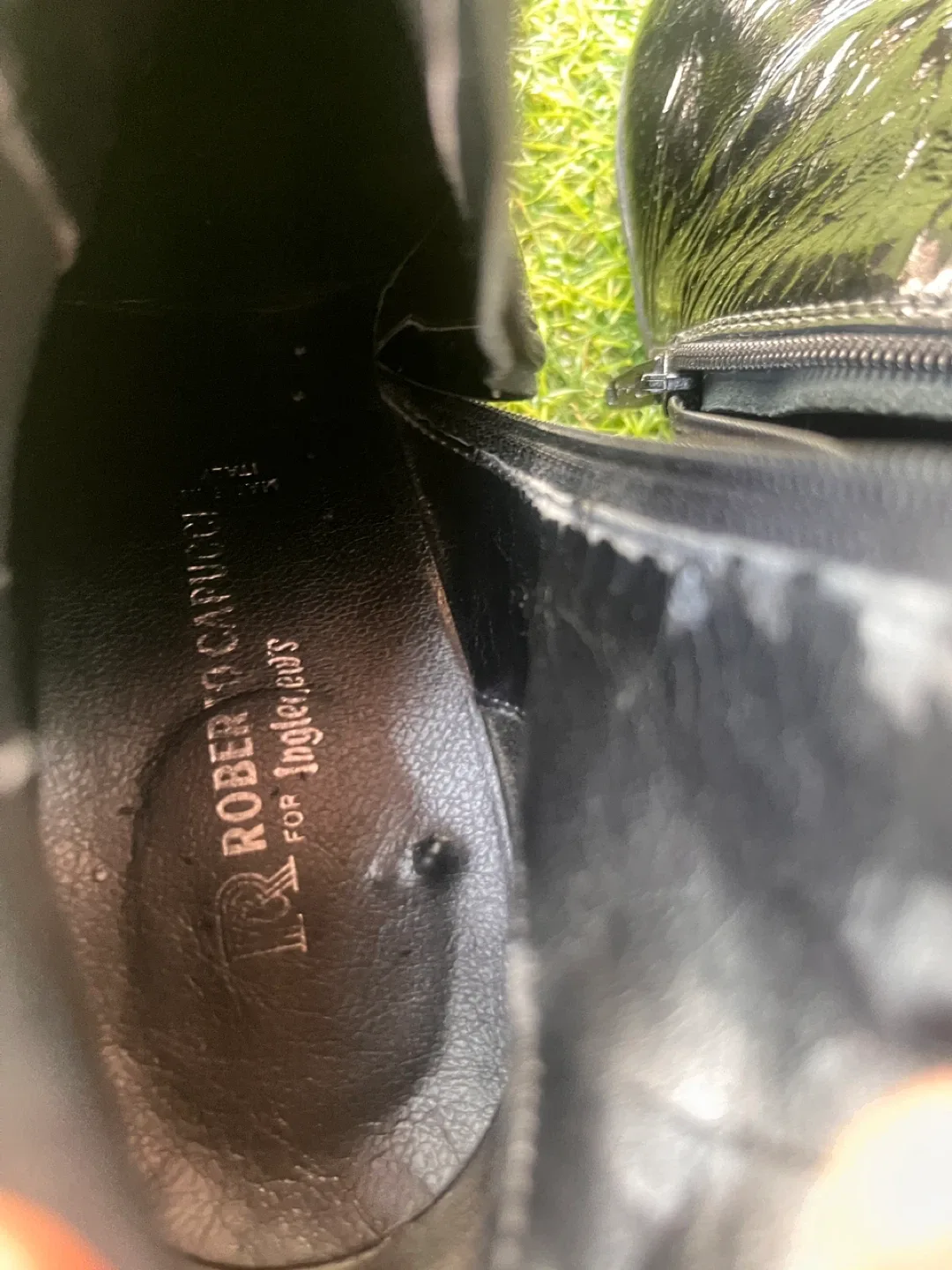 Robert Carpucci Black Patent Leather Ankle Boots image indicator(3)