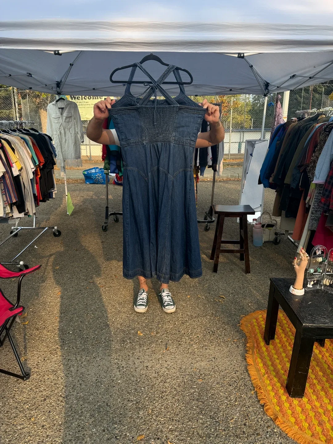 Pilcro Denim Dress - Size Large image indicator(5)