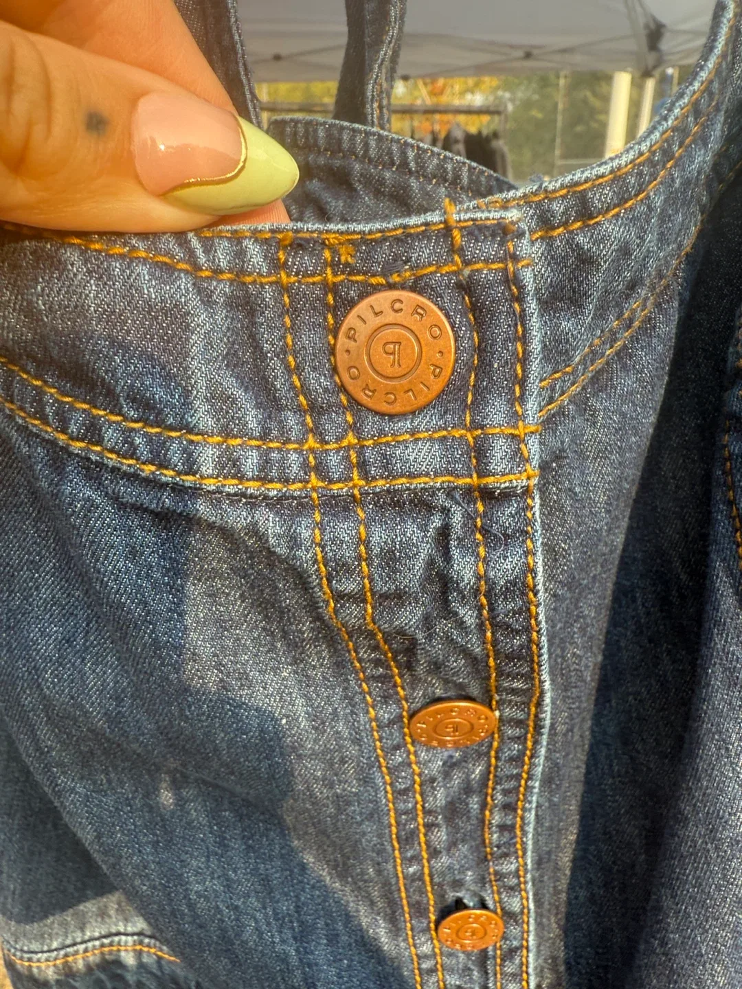 Pilcro Denim Dress - Size Large image indicator(2)