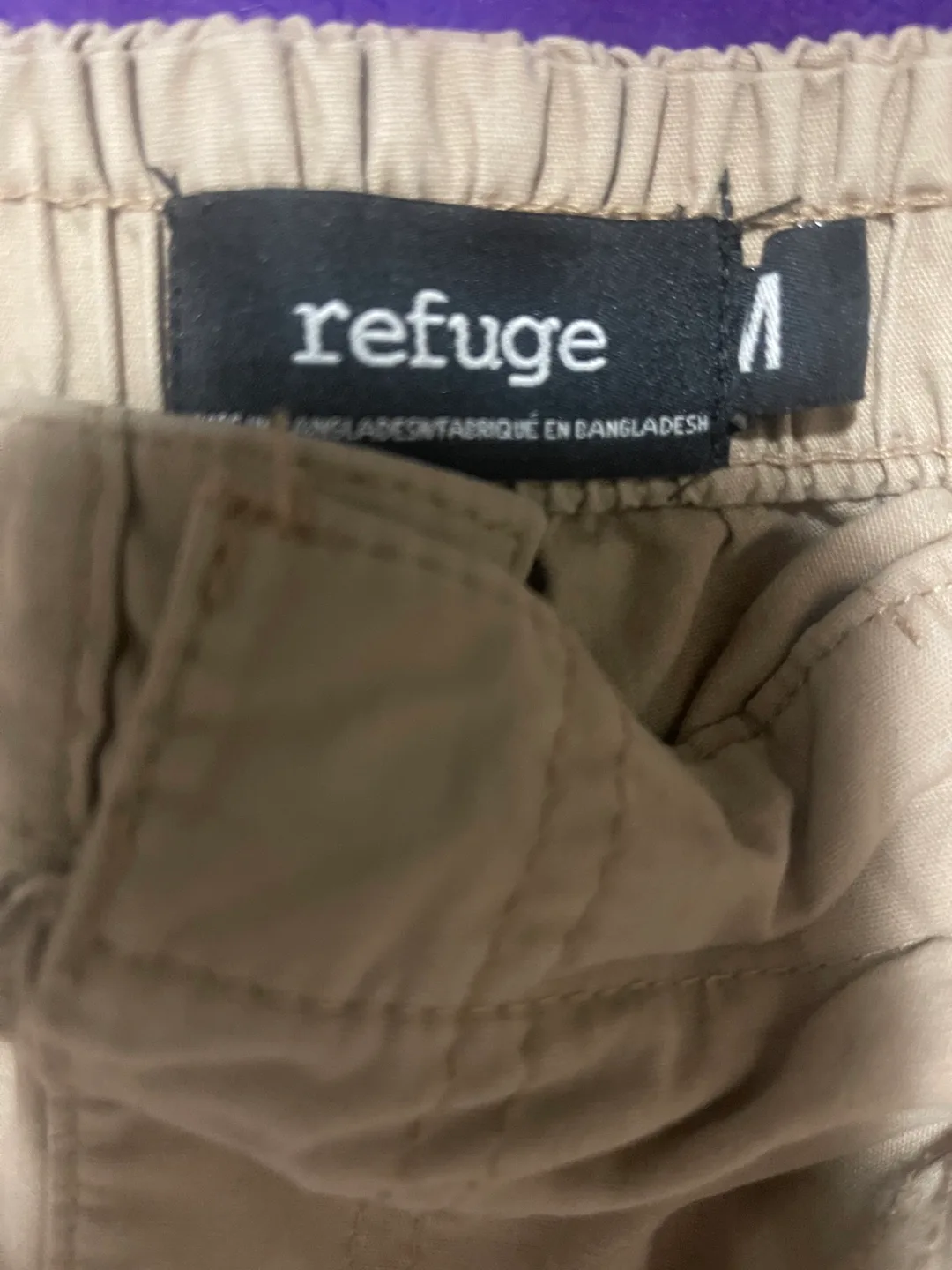 Refuge Beige Cargo Pants - Size M image indicator(2)