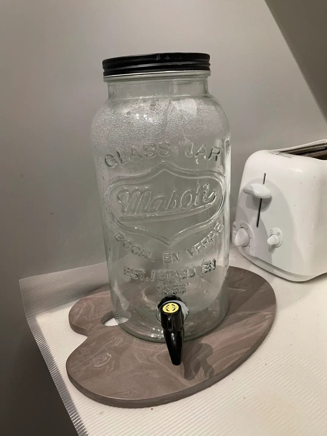 Mason Glass Jar Drink Dispenser thumbnail