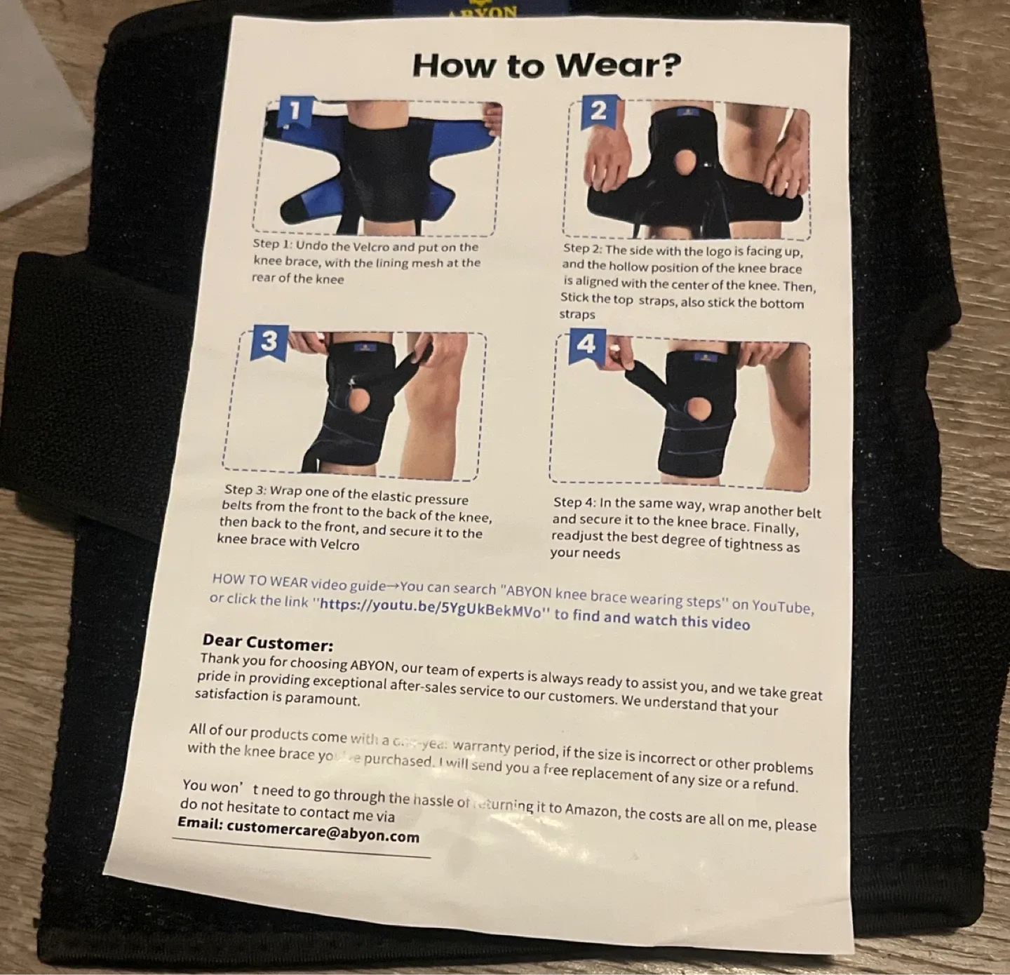 ABYON Knee Brace - Knee Pain Relief image indicator(2)