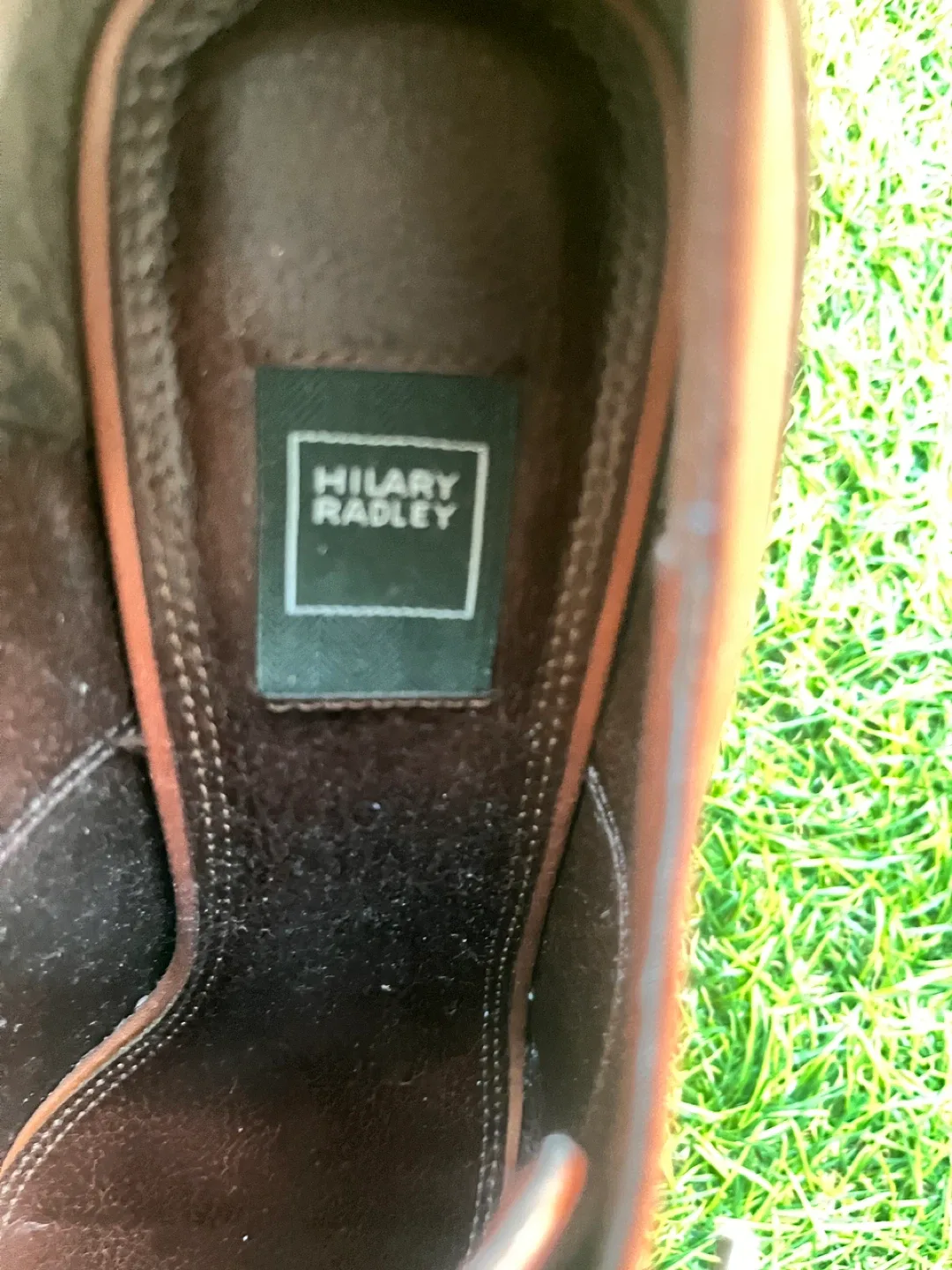 Hilary Radley Brown Leather Heeled Boots image indicator(4)