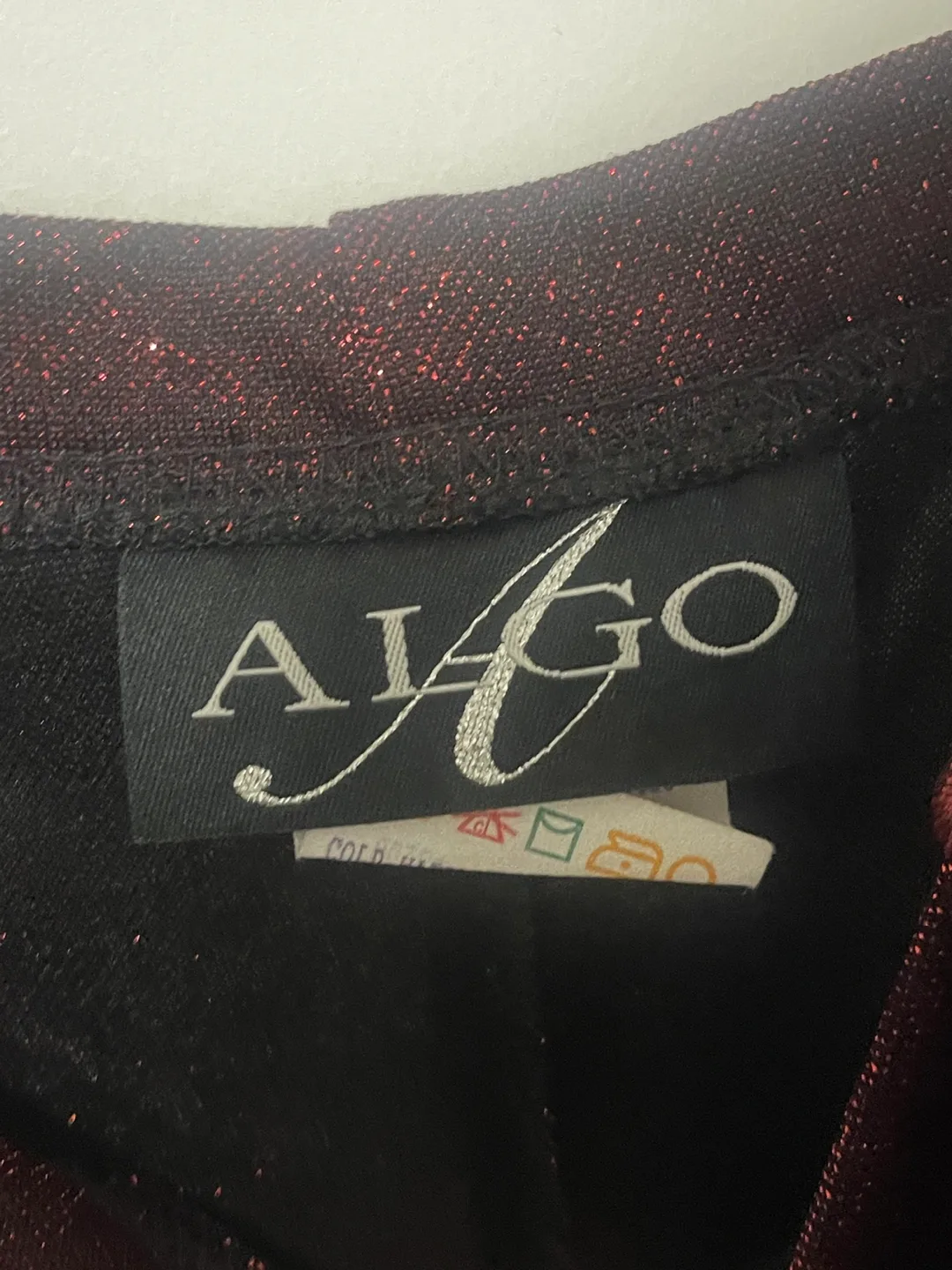 Burgundy Sparkly Dress - Size 10 image indicator(3)