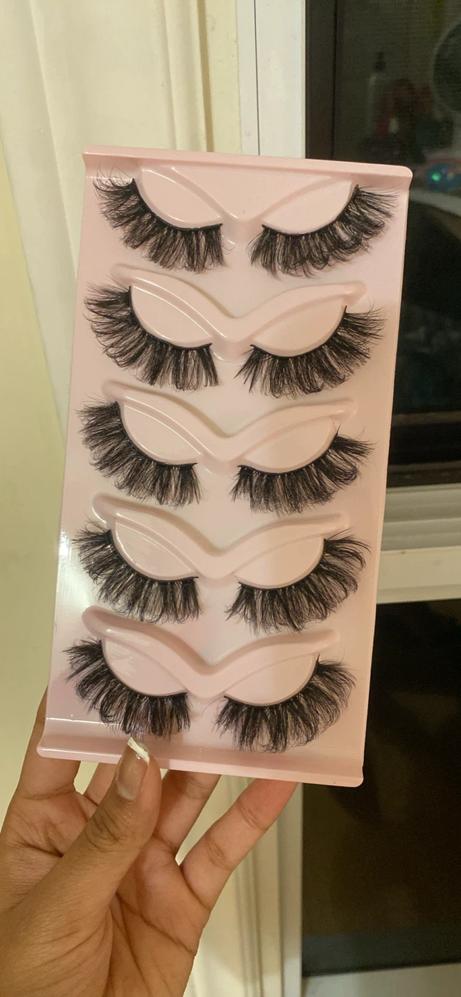 False Eyelashes - Set of 5