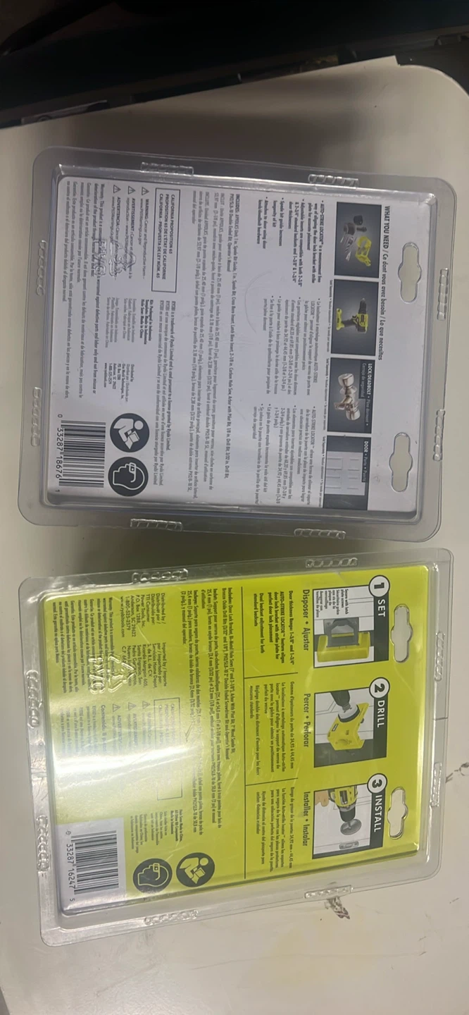 New Ryobi Wood Door Lock Installation Kit
