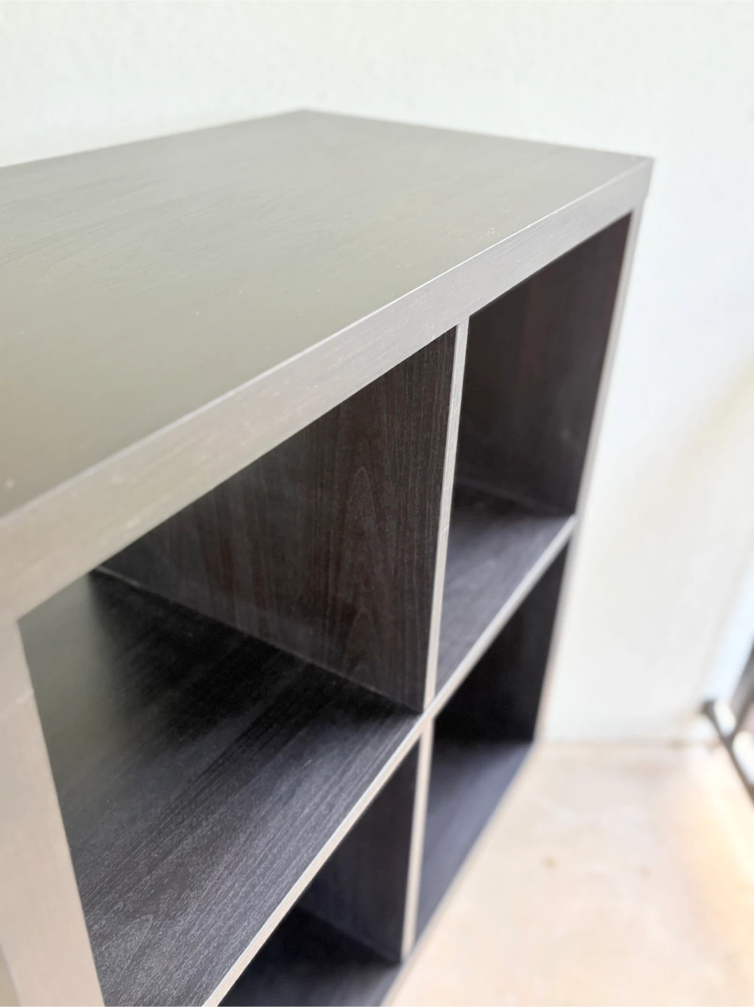 Dark Brown 4-Cube Storage Shelf - photo 2