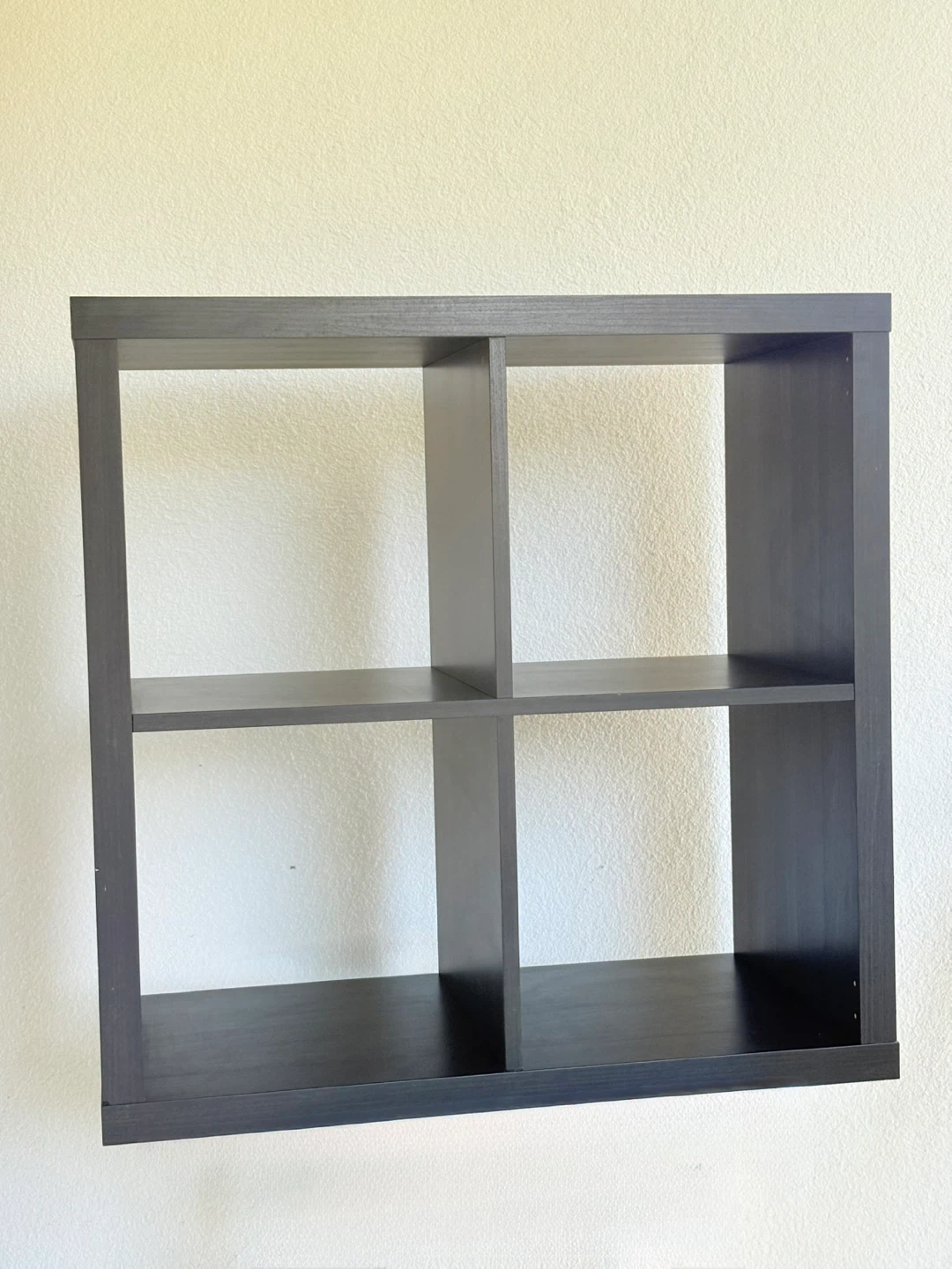 Dark Brown 4-Cube Storage Shelf
