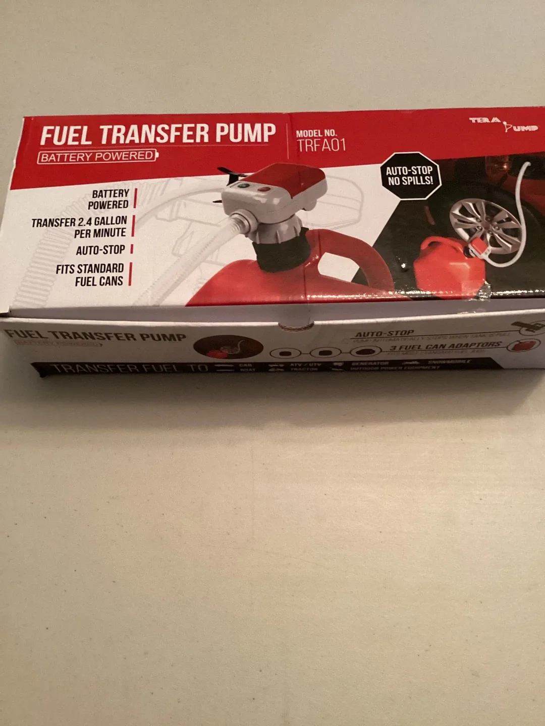 TERA PUMP TRFA01 Fuel Transfer Pump - Battery Powered thumbnail