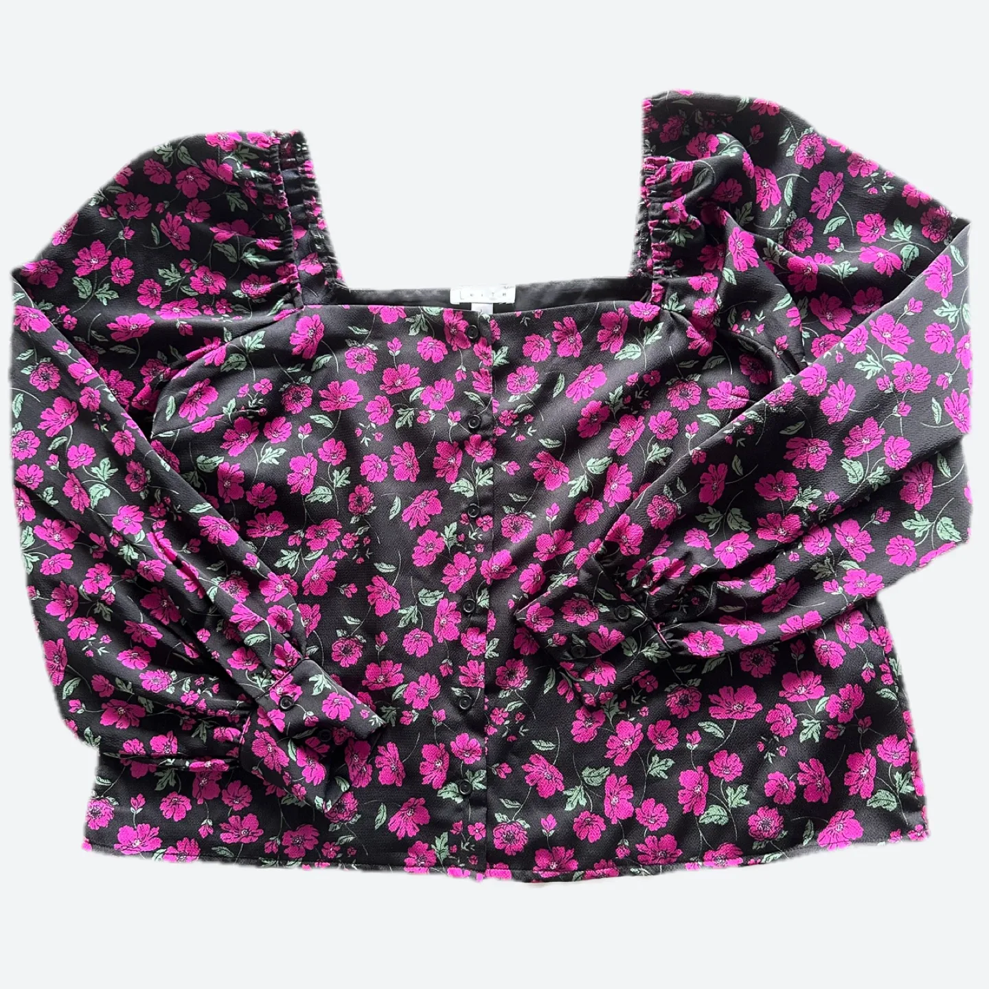 Anthropologie Leith Floral Blouse - Size L image indicator(3)