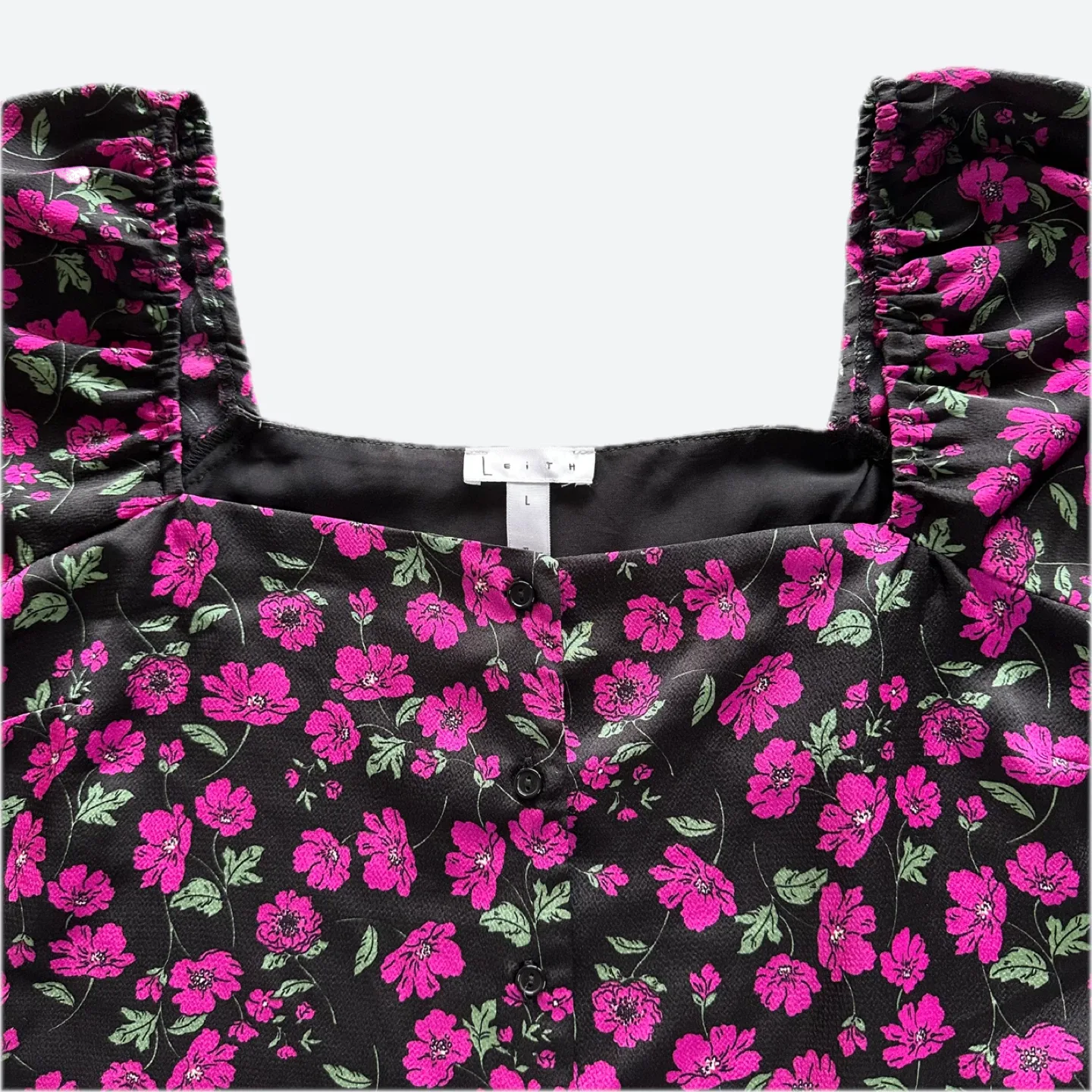 Anthropologie Leith Floral Blouse - Size L image indicator(4)