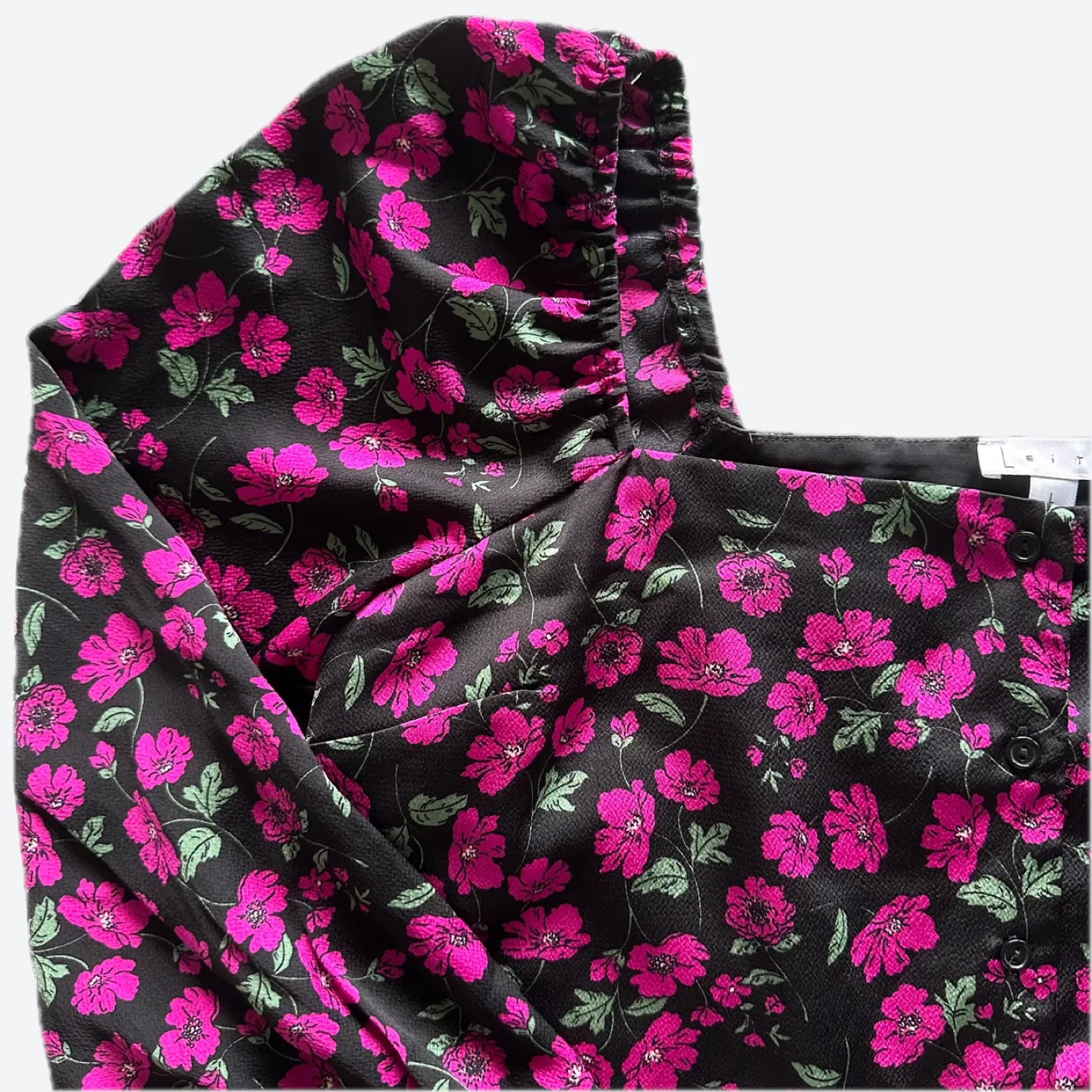 Anthropologie Leith Floral Blouse - Size L image indicator(7)