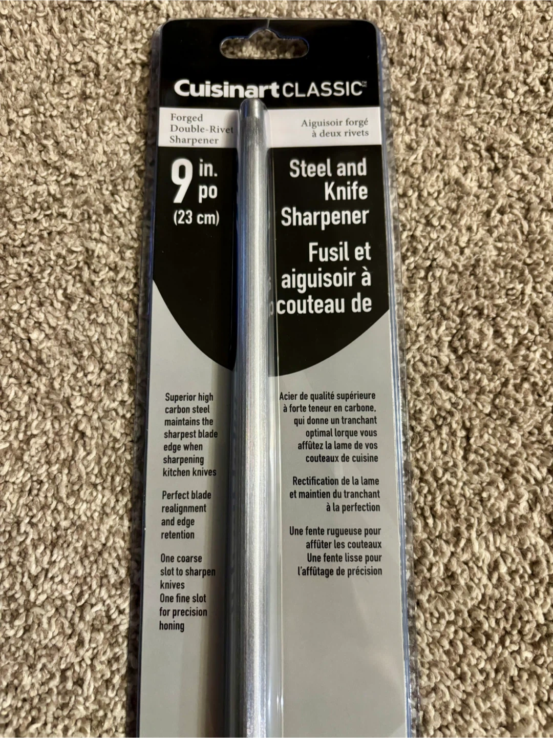 Cuisinart Classic 9-in Steel and Knife Sharpener - New - photo 2