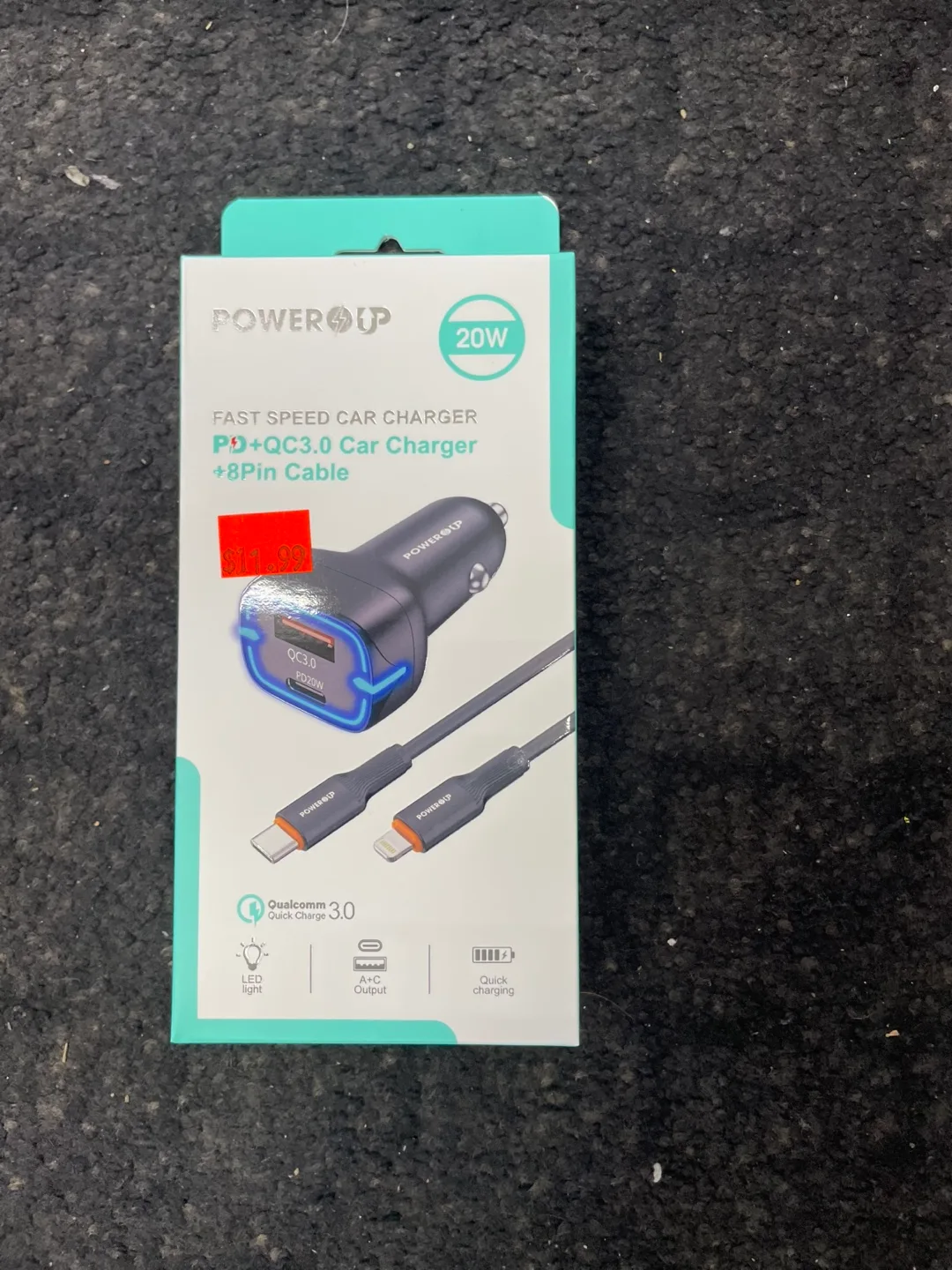 PowerUp 20W Fast Car Charger thumbnail