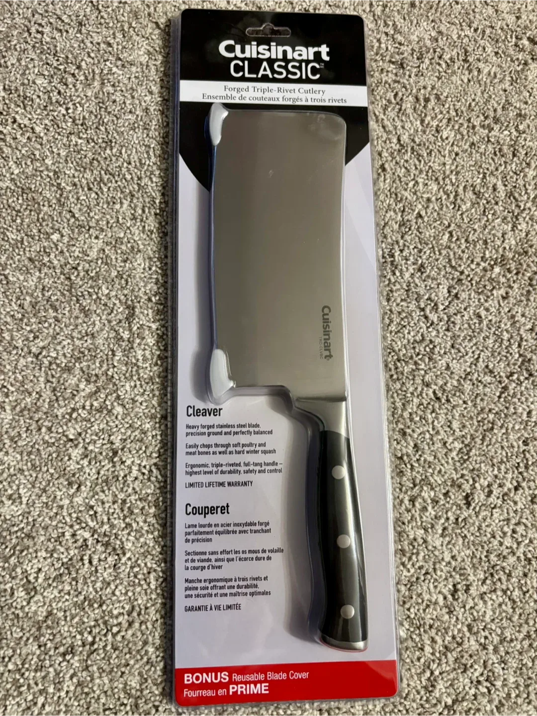 New Cuisinart Classic Forged Triple-Rivet Cleaver thumbnail