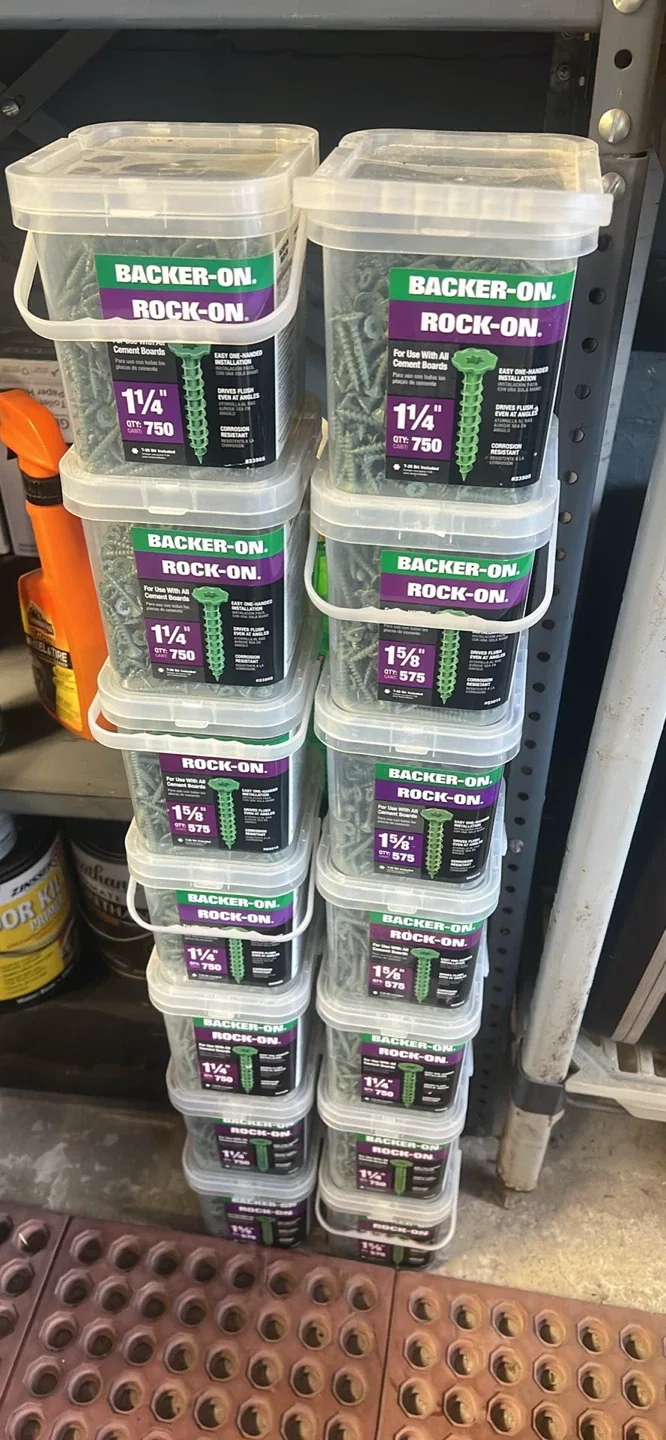 Backer-On Rock-On Cement Board Screws 1 1/4" 750 Count image indicator(3)