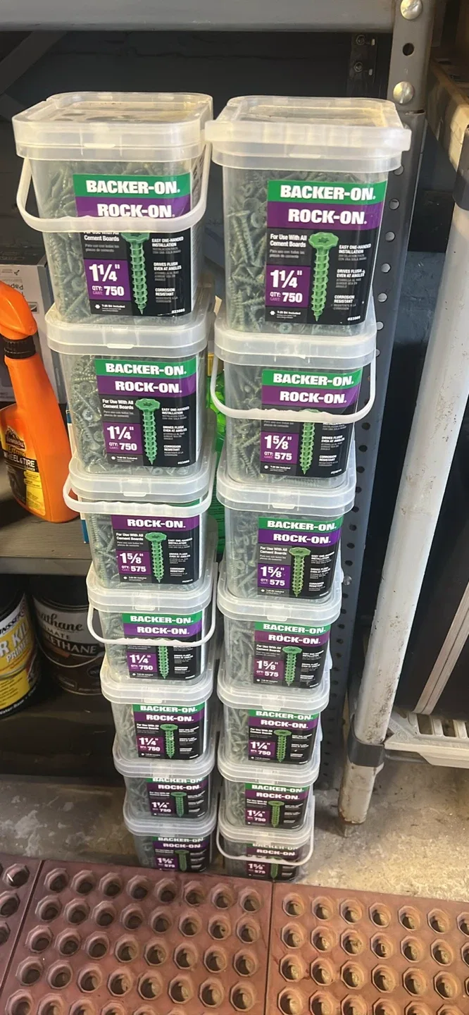 Backer-On Rock-On Cement Board Screws 1 1/4" 750 Count image indicator(2)