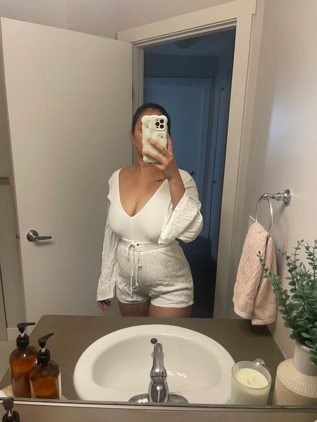 White Romper
