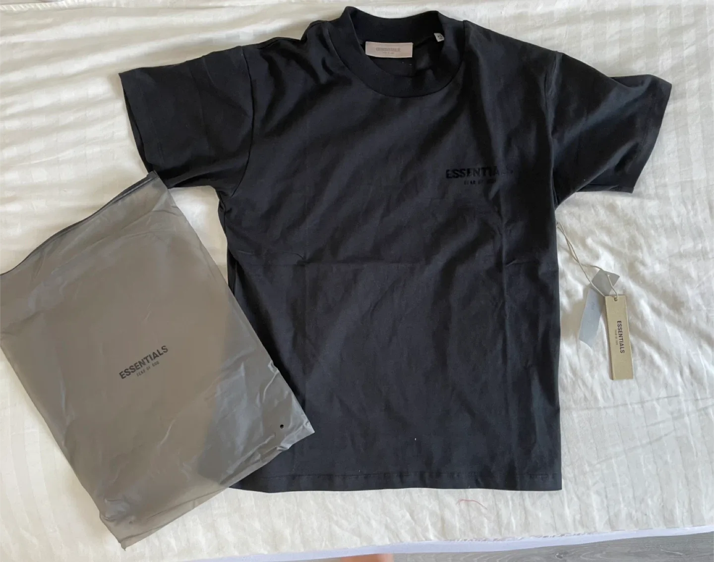 Essentials Black tee small thumbnail