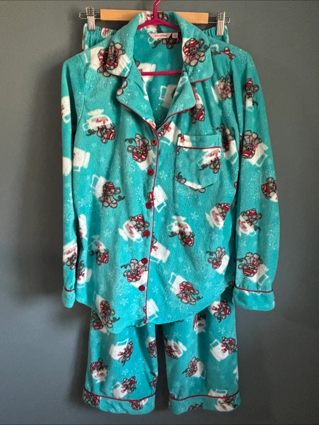 La Vie en Rose Pajama Set - Size S thumbnail