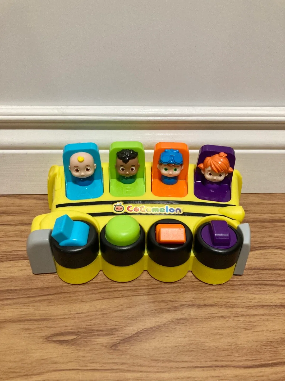 CocoMelon popup school bus toy