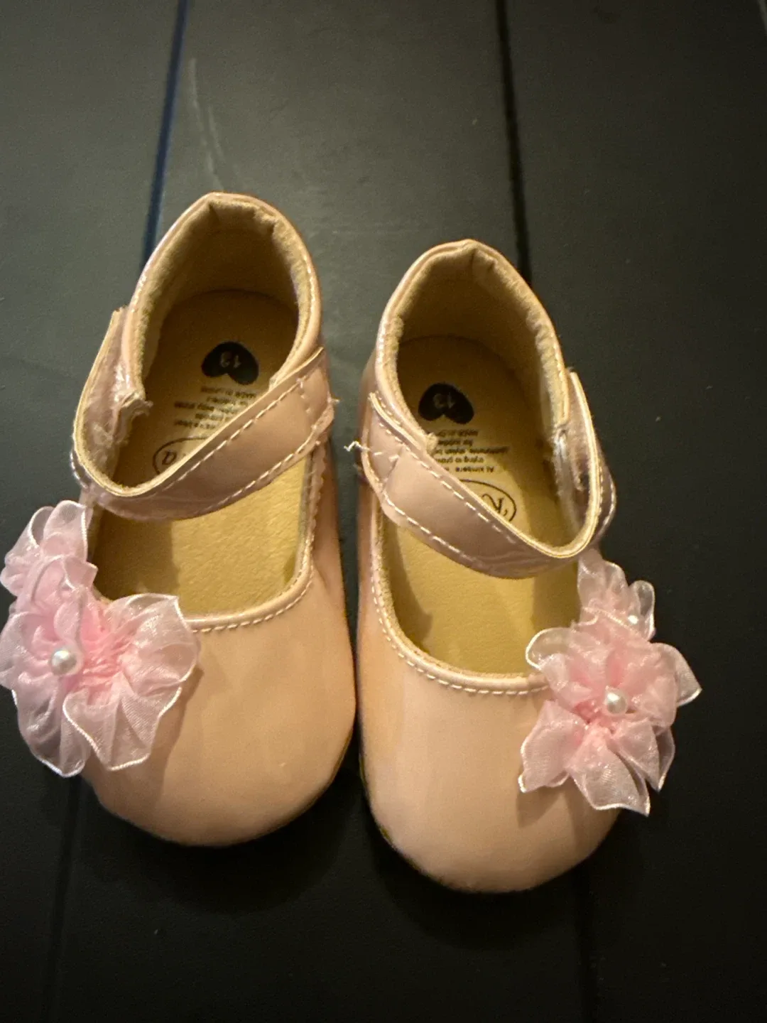 Pink Baby Shoes - Size 13 thumbnail