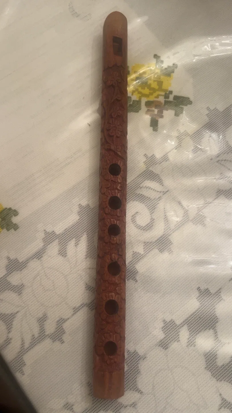 Hand Carved Wooden Flute thumbnail