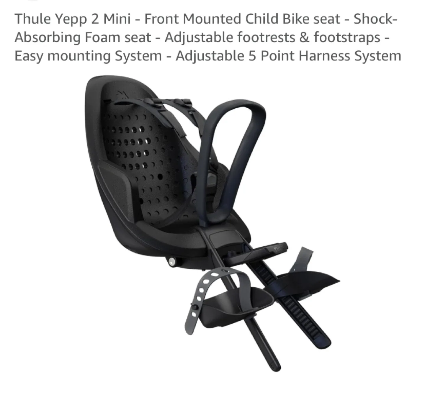 New Thule Yepp 2 Mini Front Mounted Child Bike Seat thumbnail
