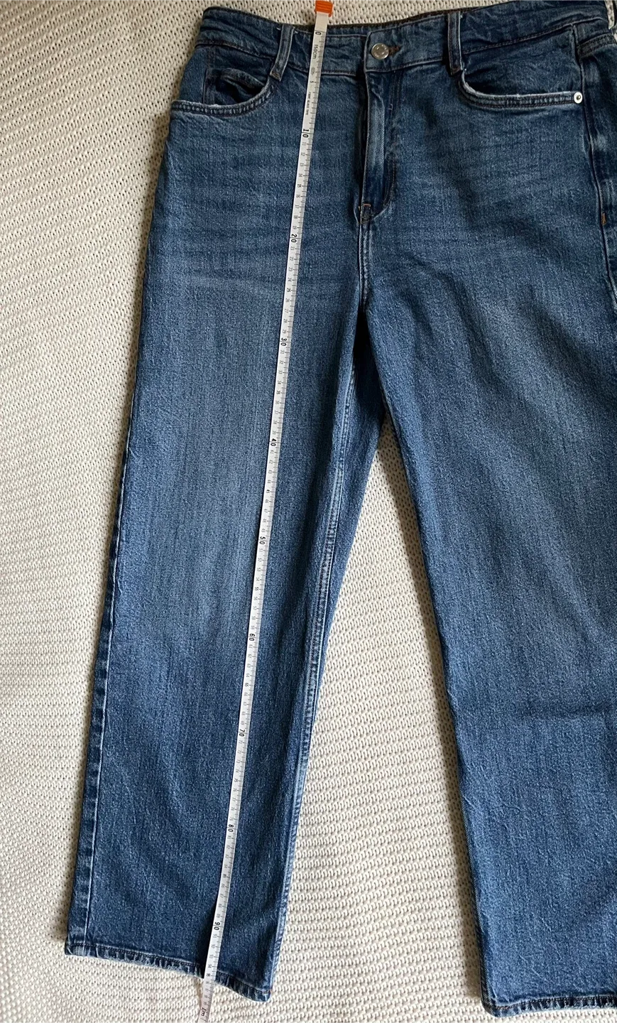 Zara - high rise straight jeans image indicator(3)