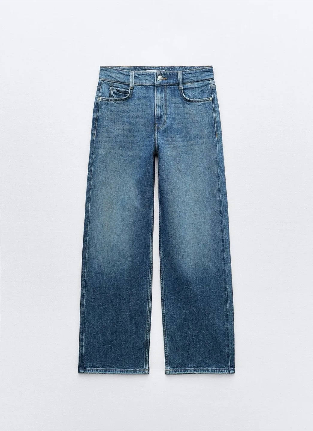 Zara - high rise straight jeans image indicator(7)