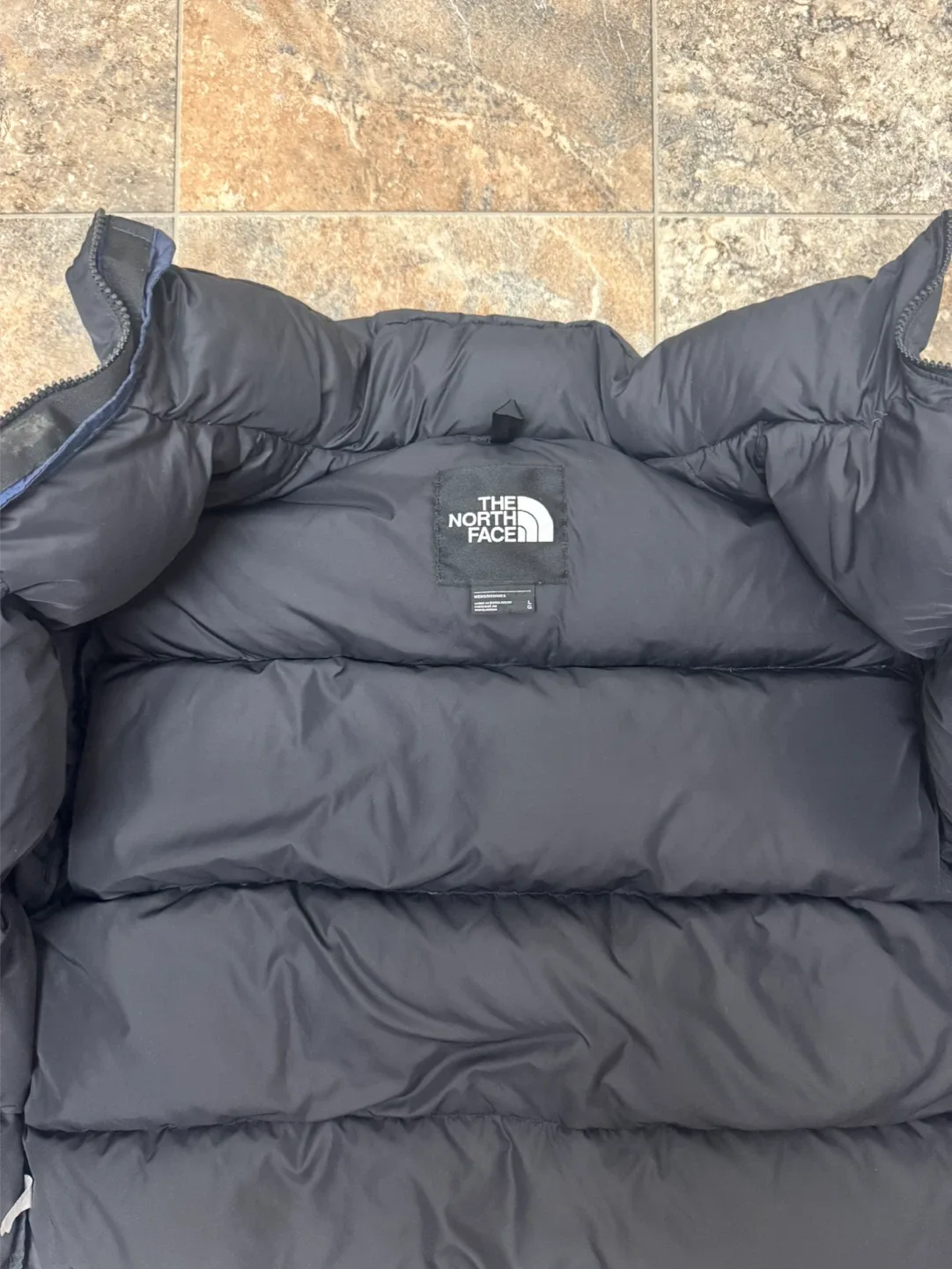 The North Face Nuptse 700 Puffer Jacket Blue/Black image indicator(2)