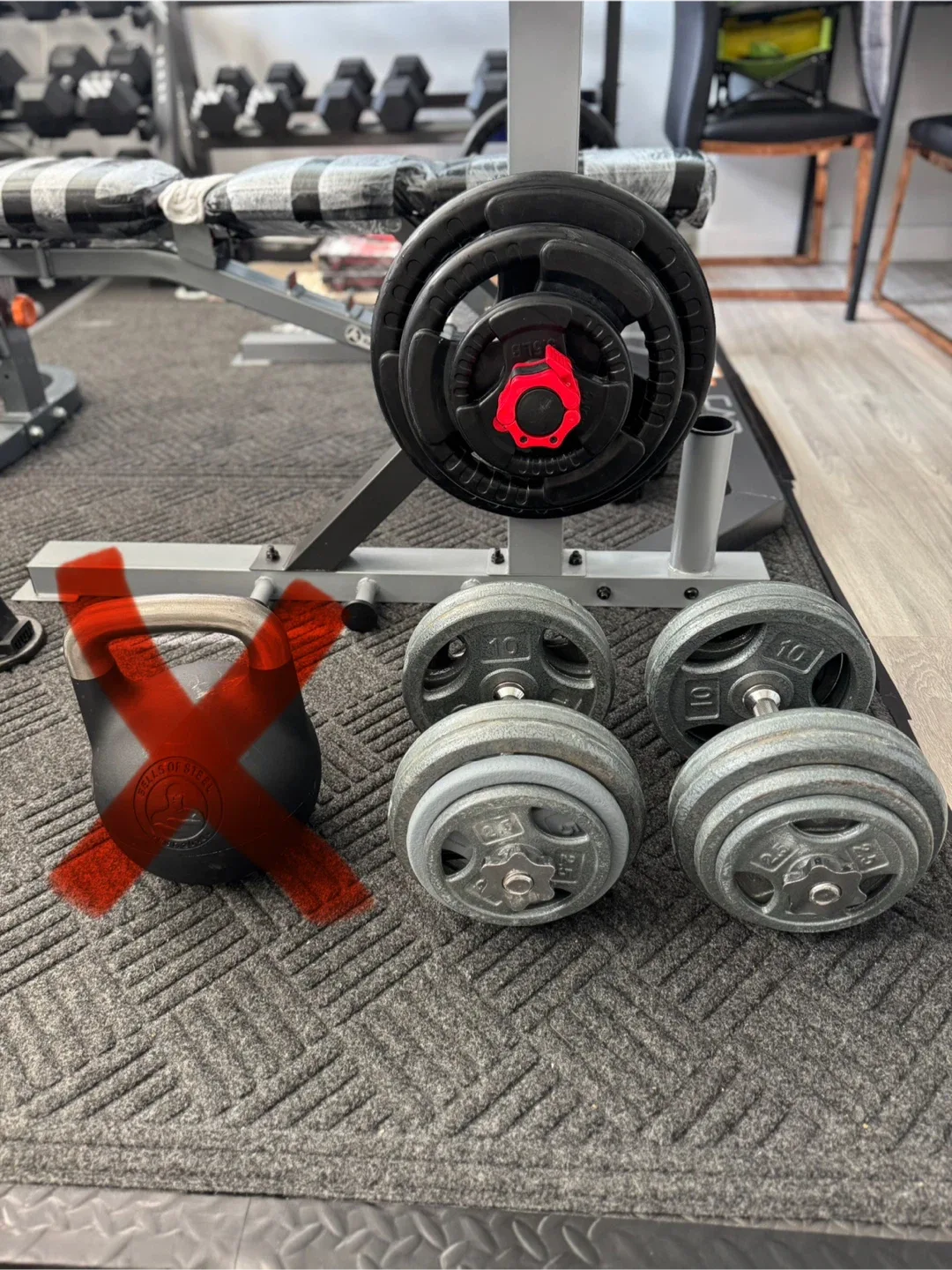 Iron cast Dumbbell set thumbnail