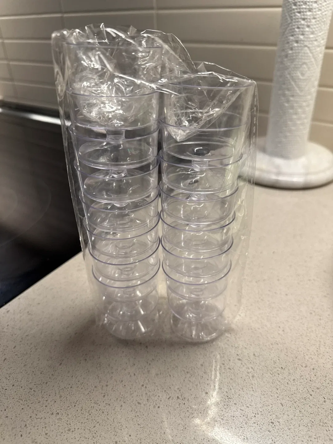 New Plastic 20 Mini Dessert/Appetizer Cups/Shot cups image indicator(2)