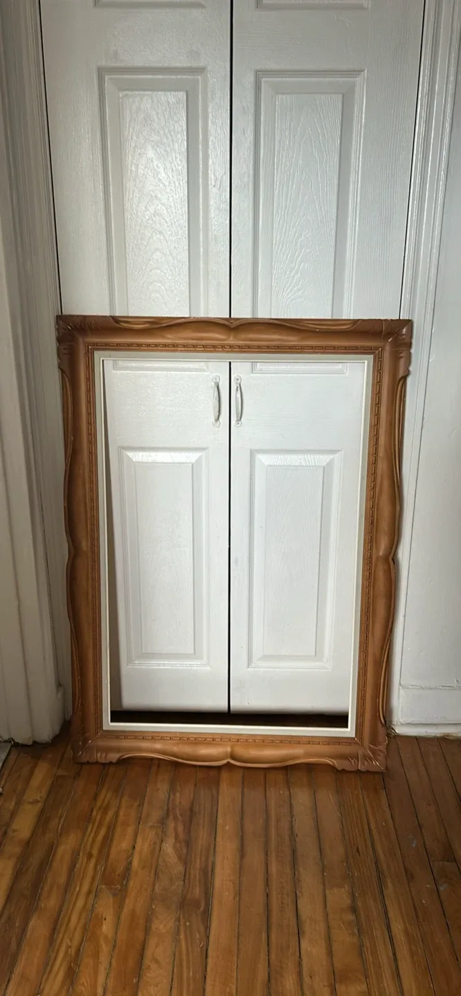 Vintage Wooden Frame for 24x36” Canvas Painting Artwork thumbnail