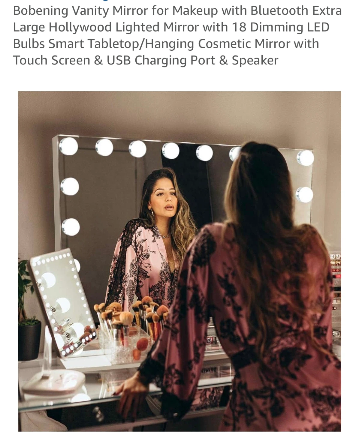 Hollywood Style Vanity Mirror with Lights - photo 3
