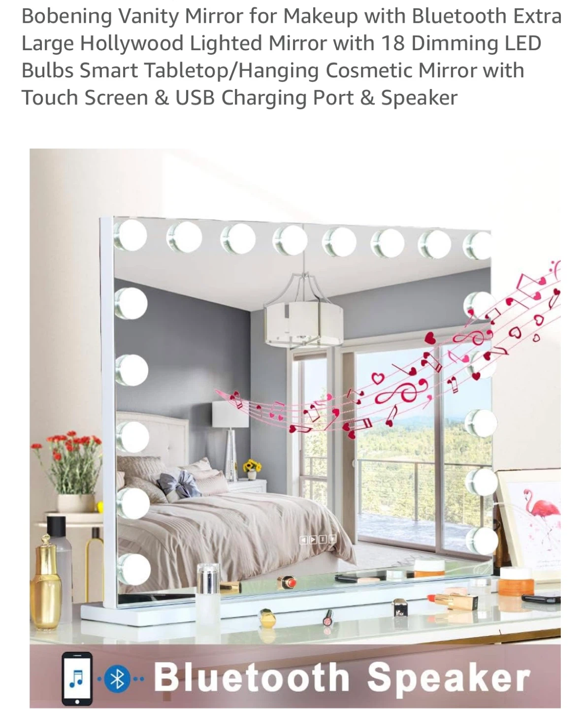 Hollywood Style Vanity Mirror with Lights - photo 5