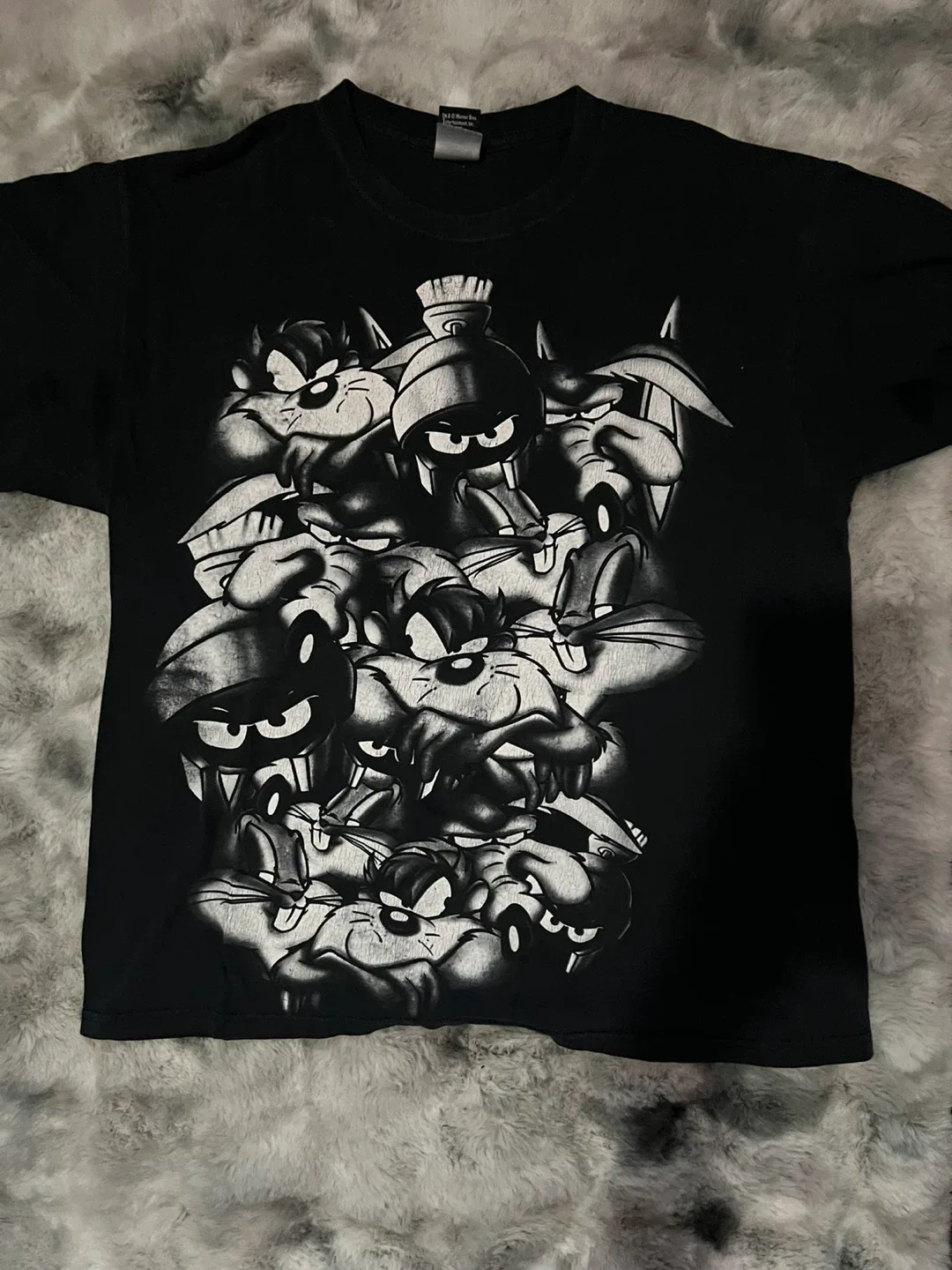 Looney Tunes Black Graphic T-Shirt thumbnail