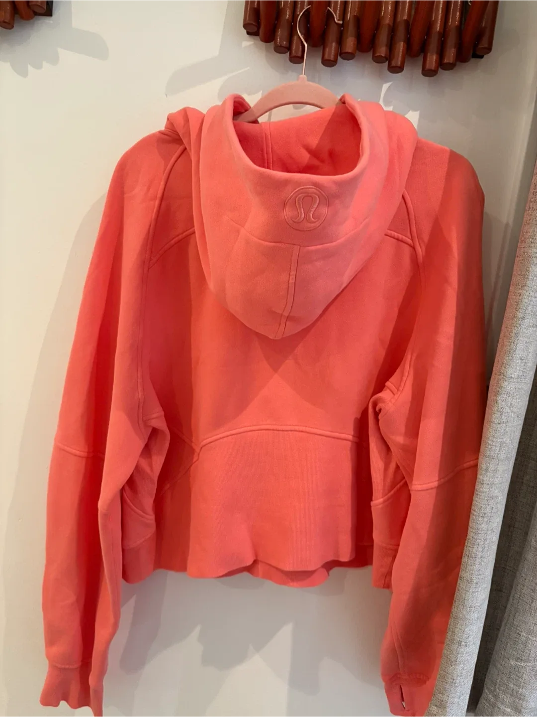 Lululemon Half Zip Hoodie - Coral XL image indicator(3)